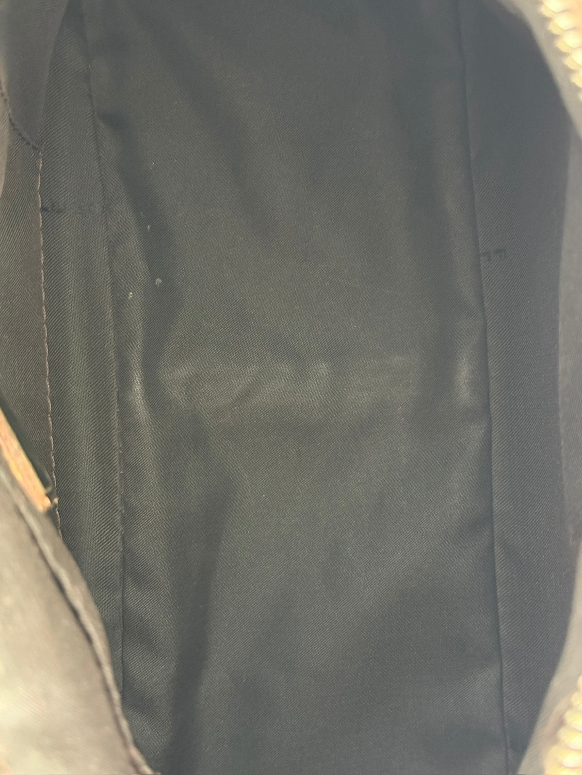 Fendi Vintage Light Brown Zucchino Zucca Monogram Rectangular Shoulder Pochette Bag