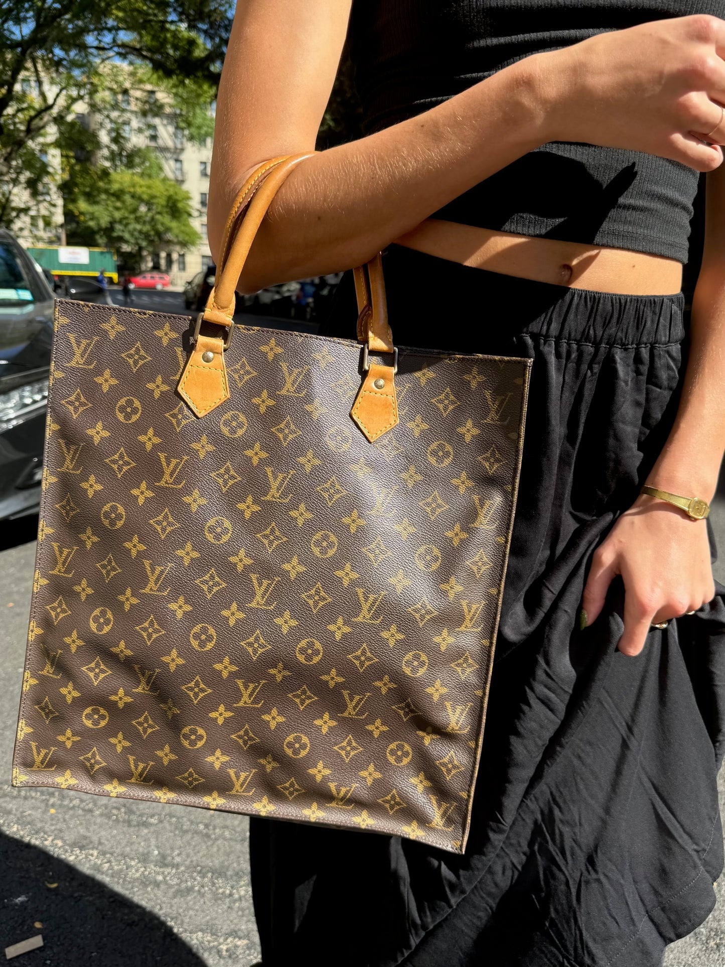 Louis Vuitton Vintage Monogram Sac Plat