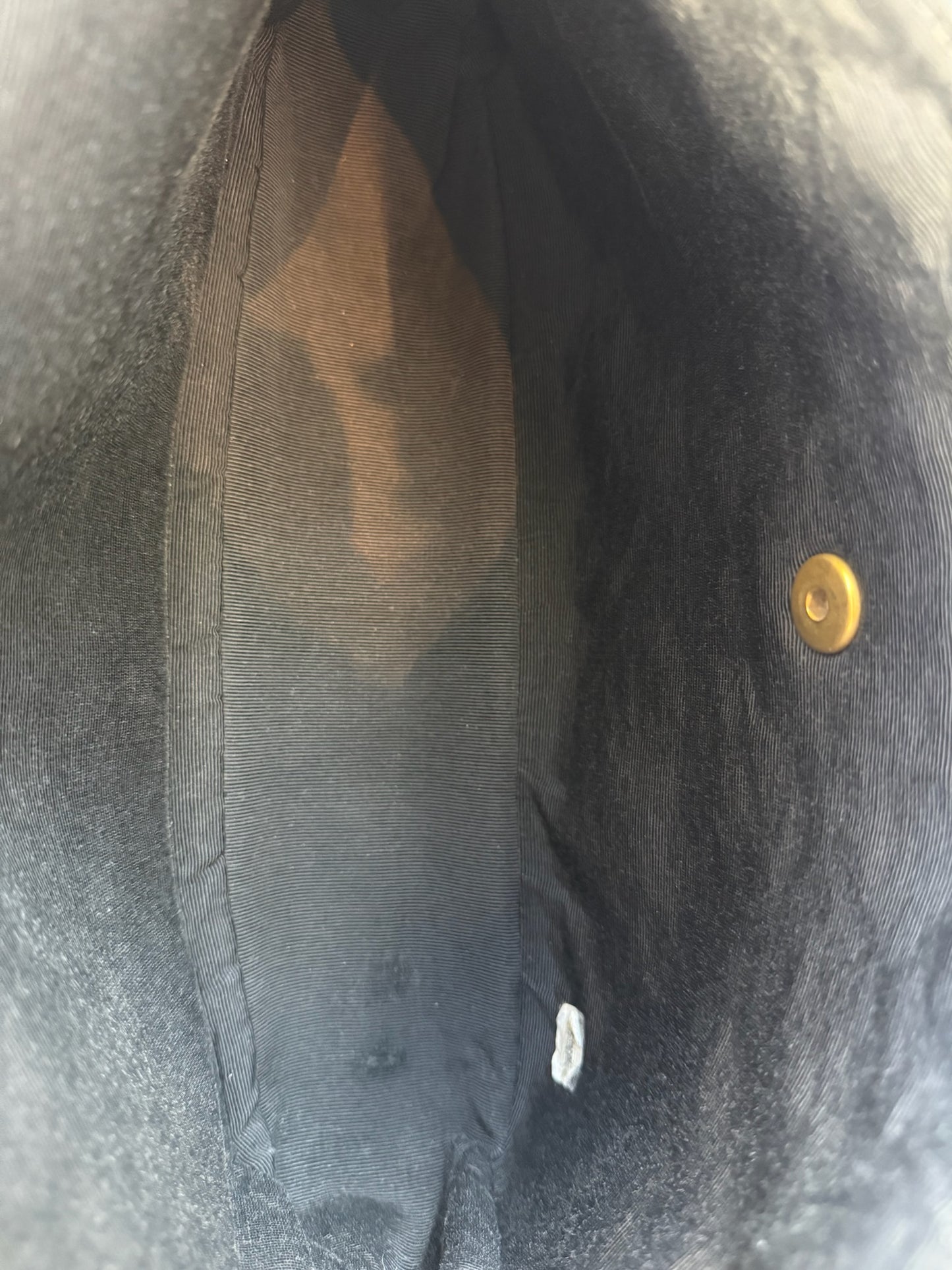 Chanel Vintage Blue Quilted Denim Fringe Maxi Crossbody Shoulder Flap Bag w 24K Gold Plated Hardware