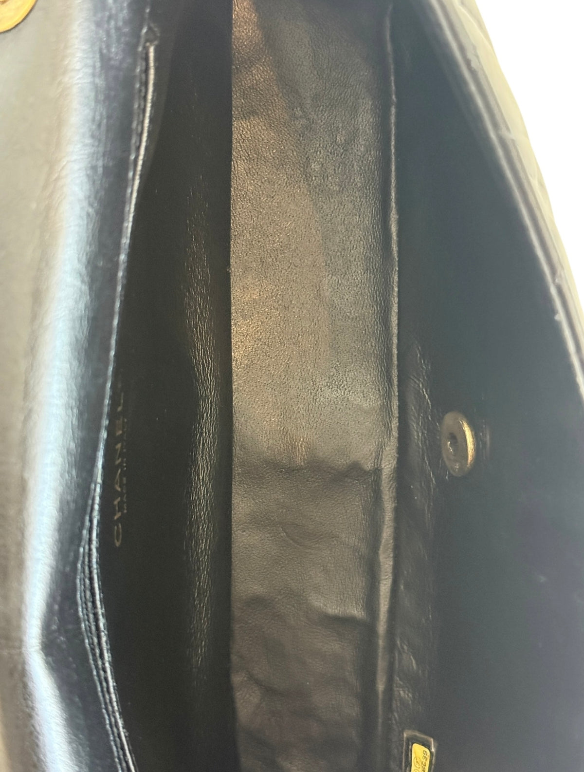 Chanel 2015 Paris-Dubai Black Crinkled Calfskin Medallions Medium Single Flap Bag with AGHW
