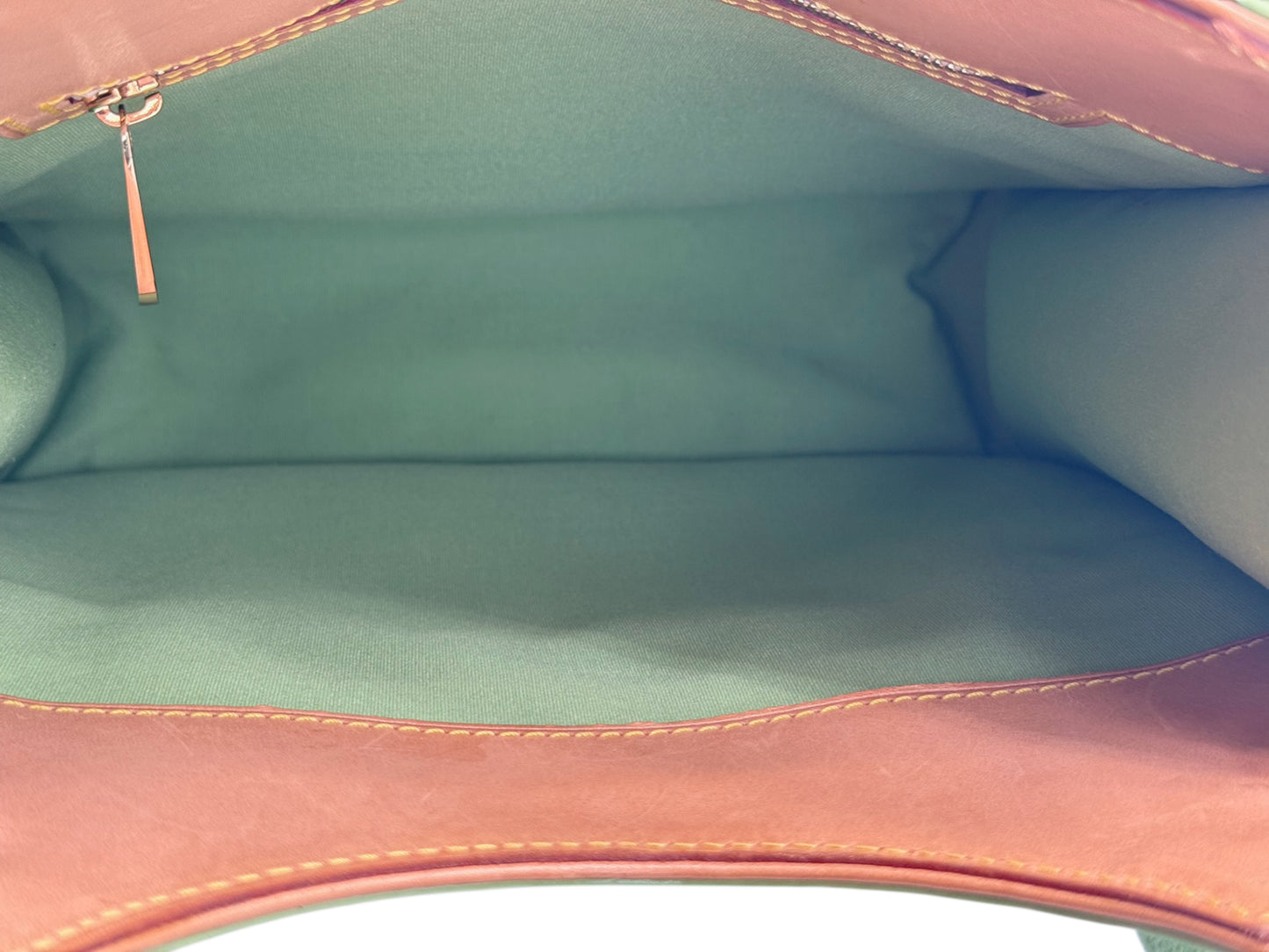 Louis Vuitton Vintage 2004 Green Mini Lin Kathleen Shoulder Bag