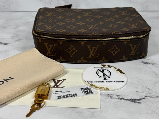 Louis Vuitton Monogram Porte Monte Carlo 22 Jewelry Case