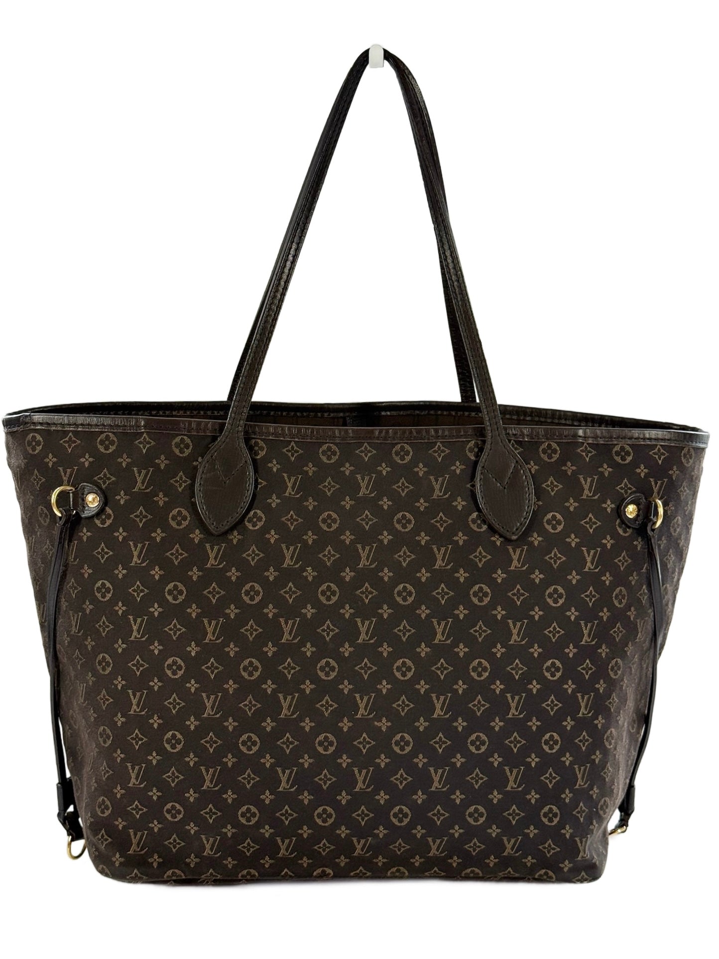 Louis Vuitton 2012 Brown Mini Lin Monogram Canvas Neverfull MM