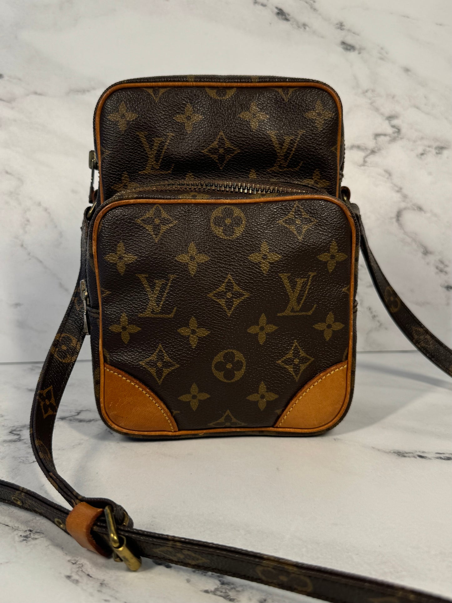 Louis Vuitton Vintage 1984 Monogram Amazon Shoulder Crossbody Bag