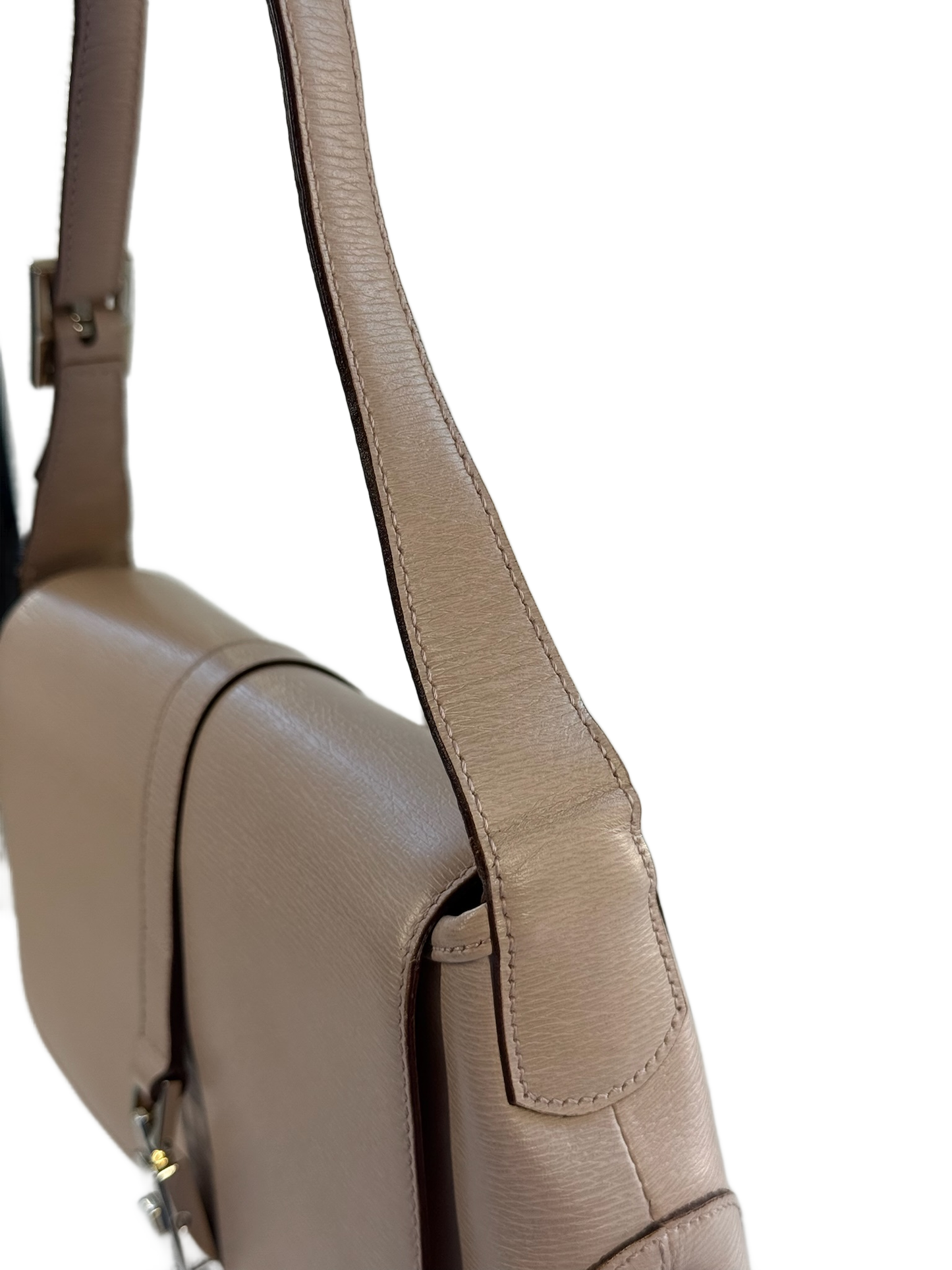 Gucci Vintage Light Pink Leather Shoulder Flap Jackie Bag