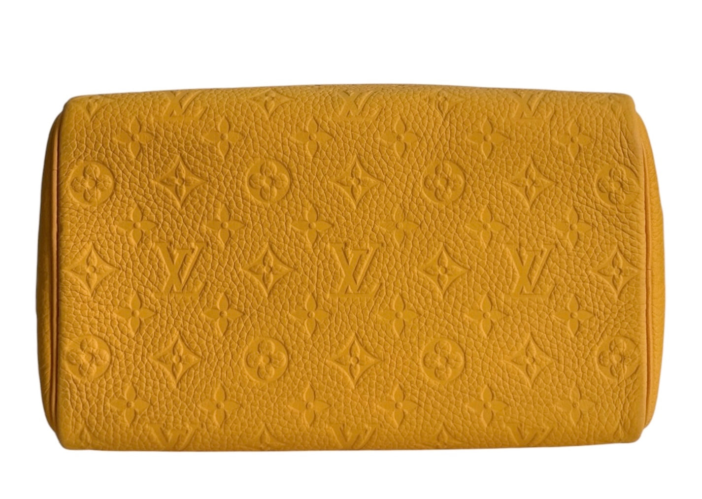 Louis Vuitton Safran Yellow Empreinte Leather Monogram Large Dopp Kit Men’s Toiletry Case & Cosmetic Bag