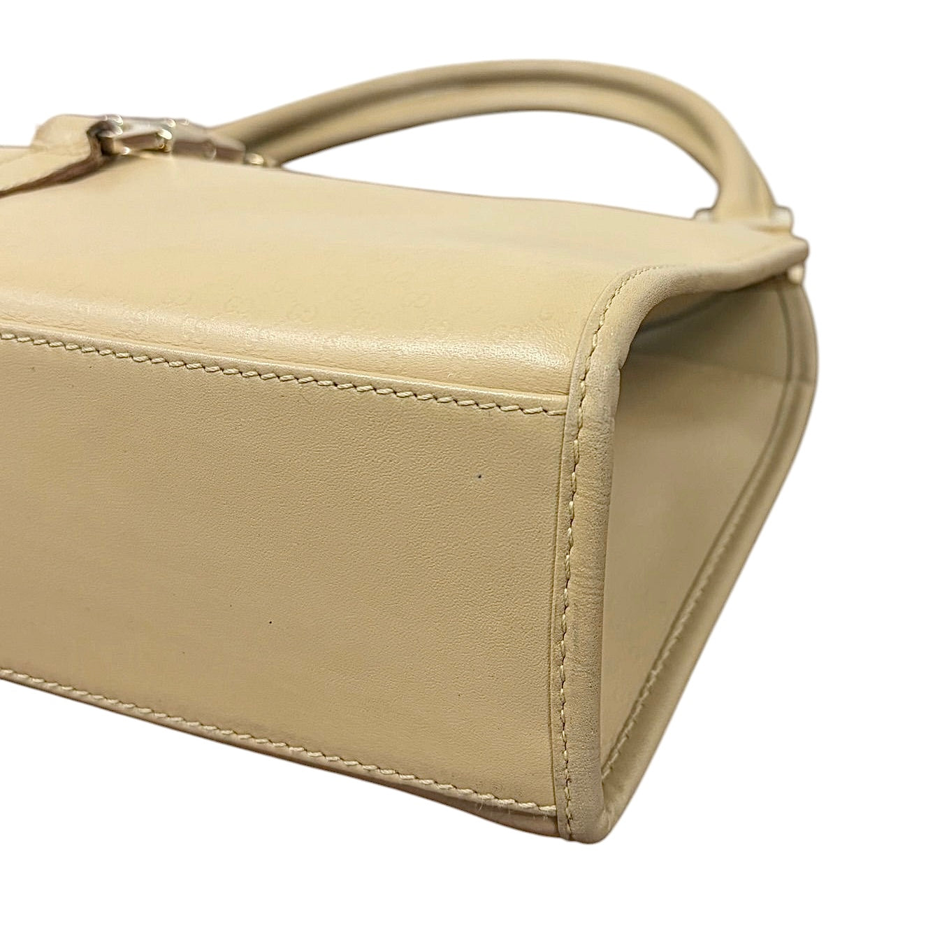 Gucci Vintage Beige GG Microguccissima Monogram Coated Leather Small Jackie Shoulder Bag