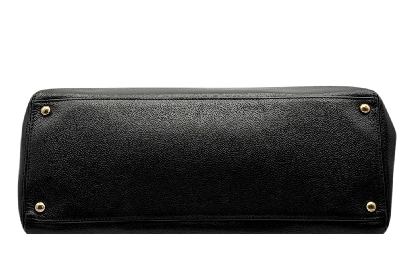 Chanel Vintage 00s Black Deerskin Medium Cerf Executive Tote with 24K GPHW