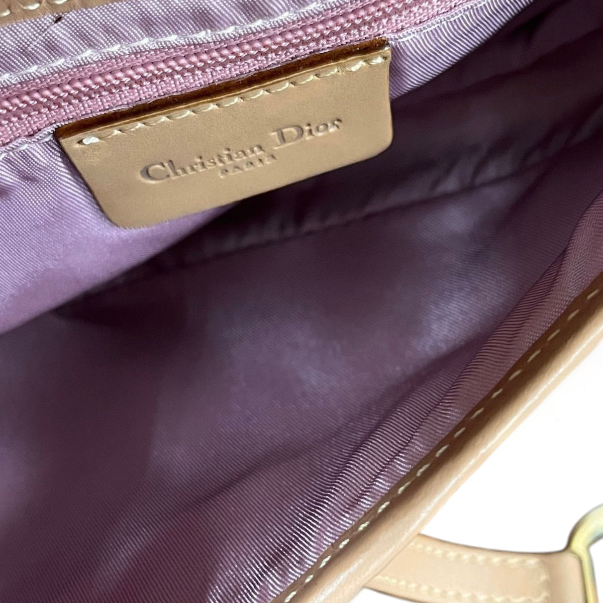 Dior by John Galliano Vintage 2000 Pony Hair Mohawk Mini Saddle Bag