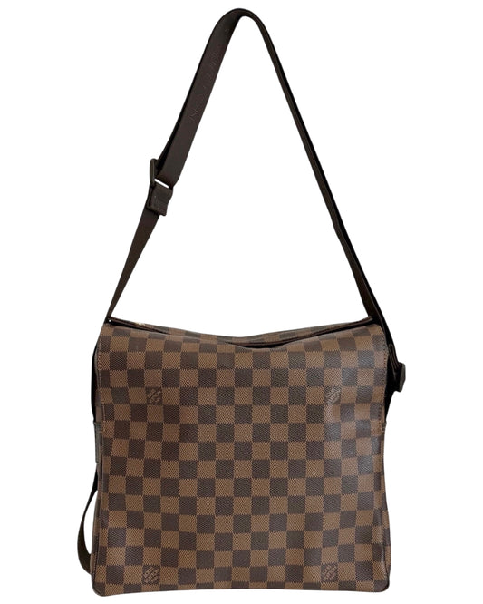 Louis Vuitton 2010 Damier Ebene Naviglio Messenger Bag