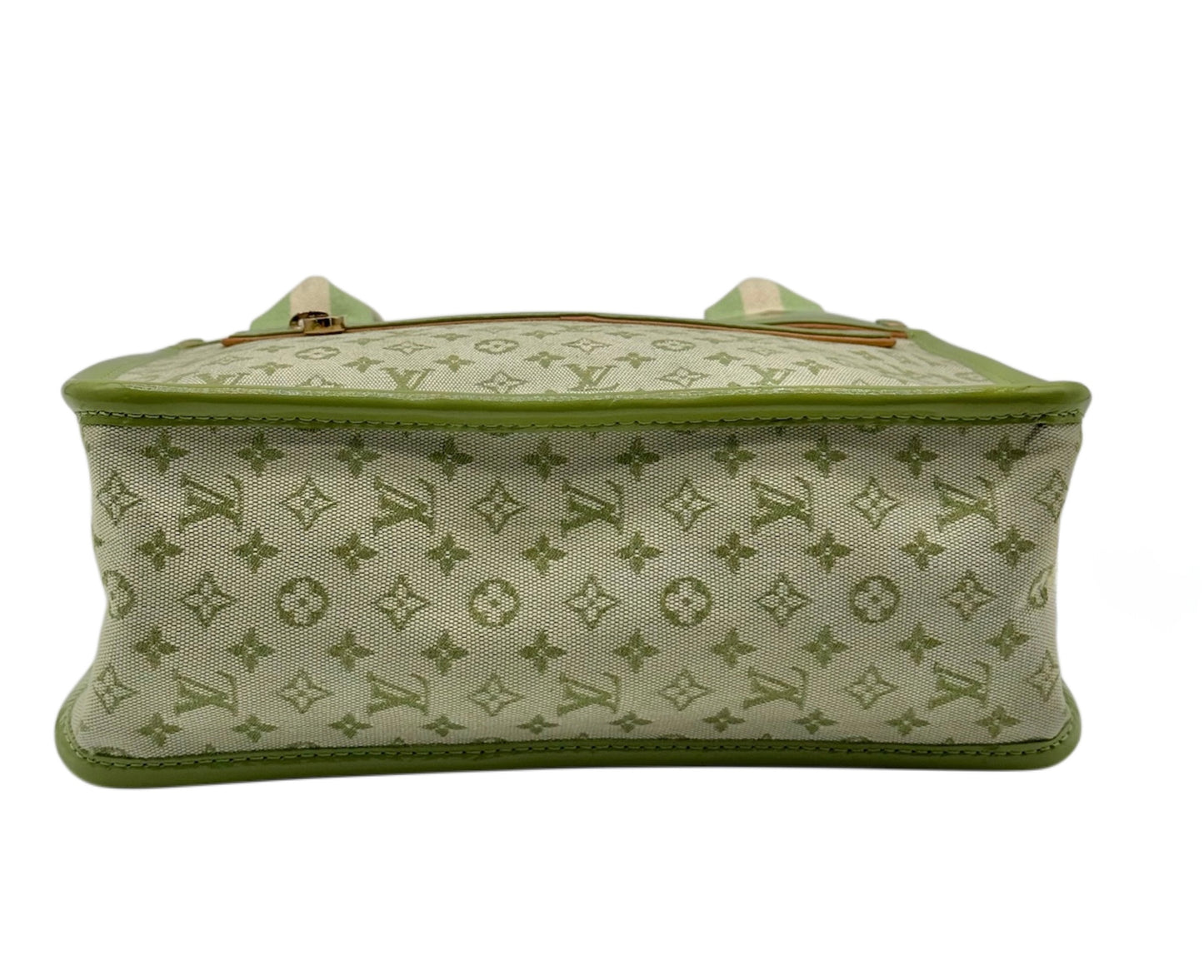 Louis Vuitton Vintage 2004 Green Mini Lin Kathleen Shoulder Bag