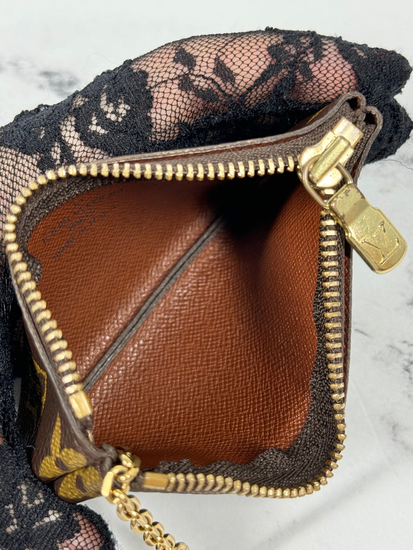 Louis Vuitton Vintage Monogram Key Pouch