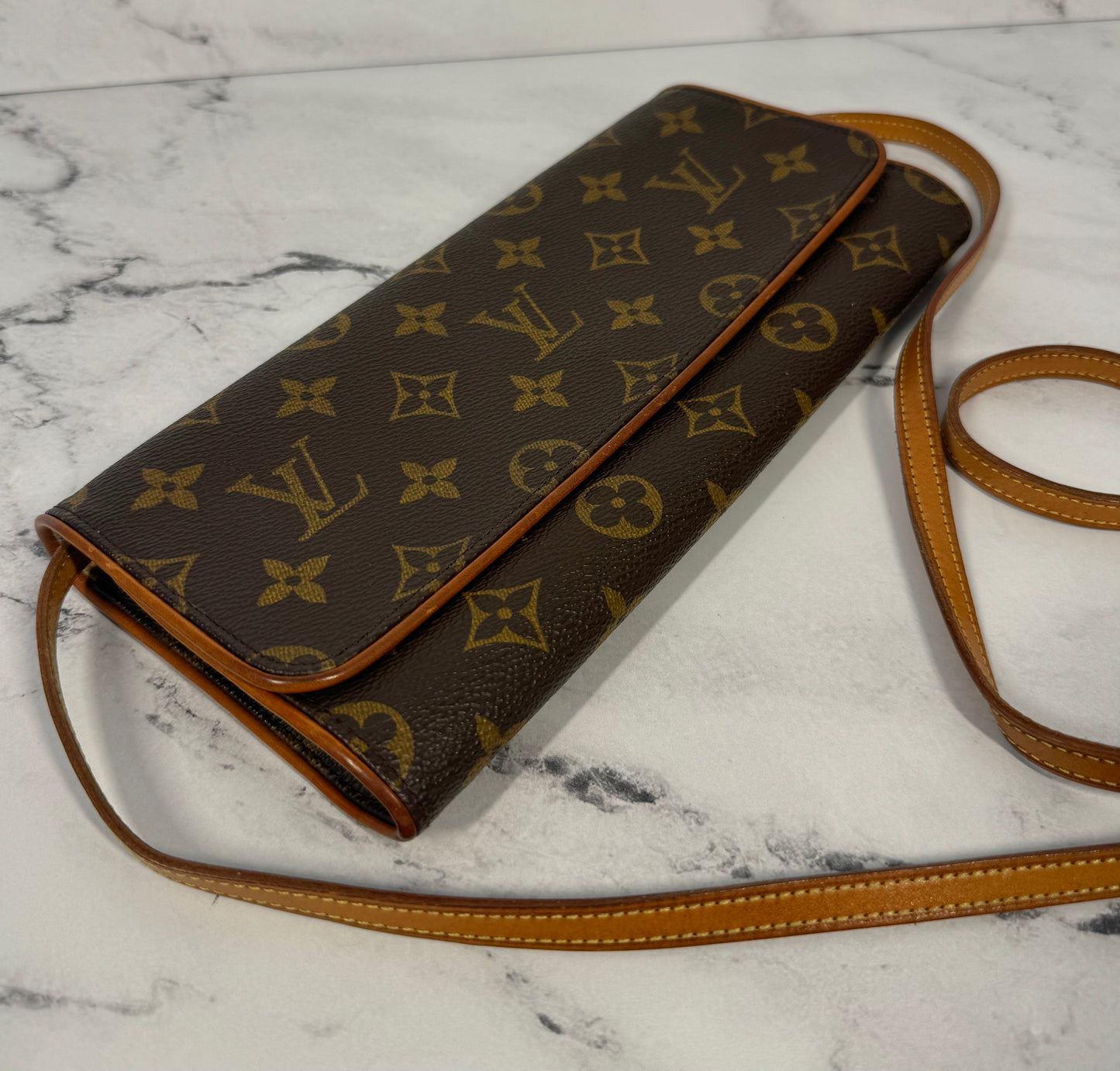 Louis Vuitton Vintage 2000 Monogram Pochette Twin GM Shoulder & Crossbody Bag