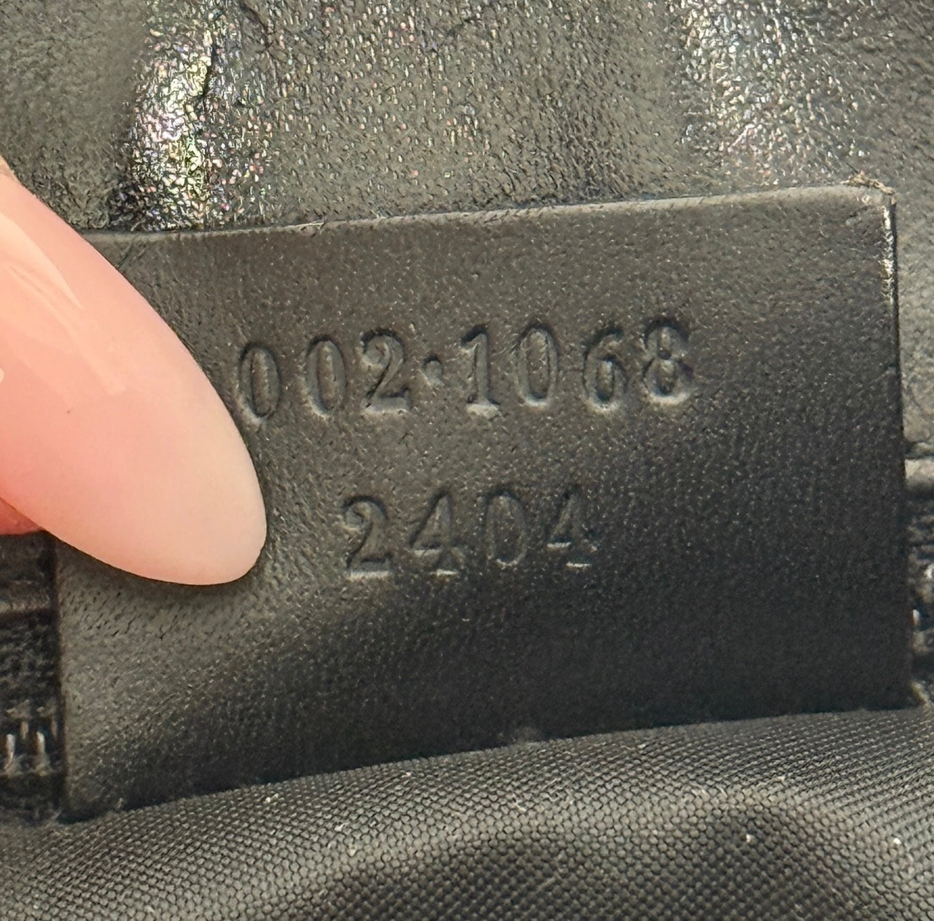 Gucci Vintage Black GG Monogram Small Jackie Shoulder Bag