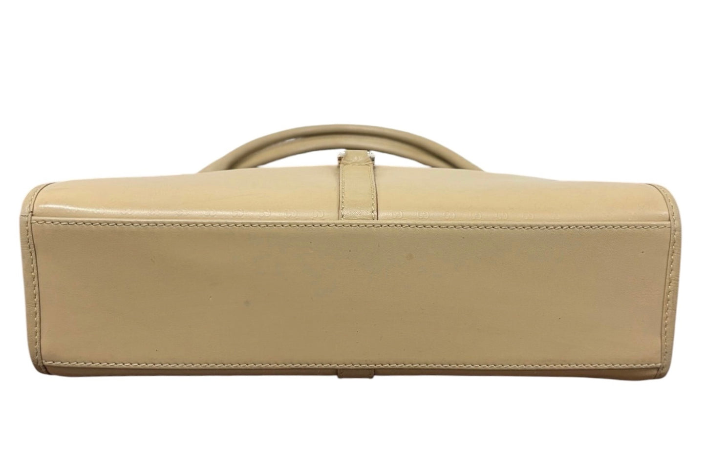 Gucci Vintage Beige GG Microguccissima Monogram Coated Leather Small Jackie Shoulder Bag