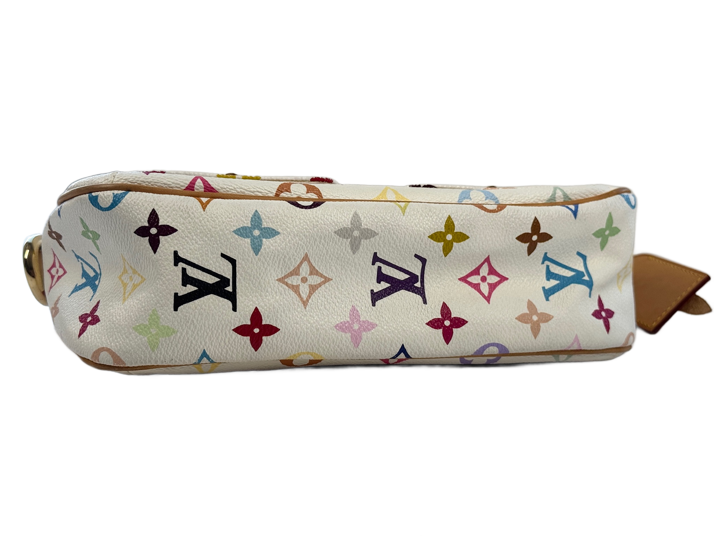 Louis Vuitton Vintage 2005 Takashi Murakami Blanc / White Multicolor Monogram Lodge
