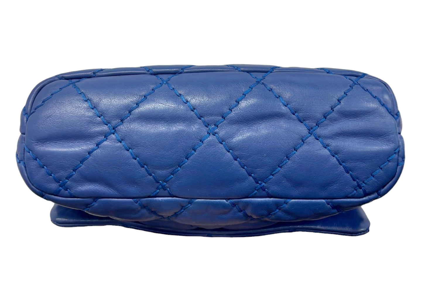 Chanel Royal Blue Quilted Calfskin Love Me Tender Medium Shoulder Flap Bag