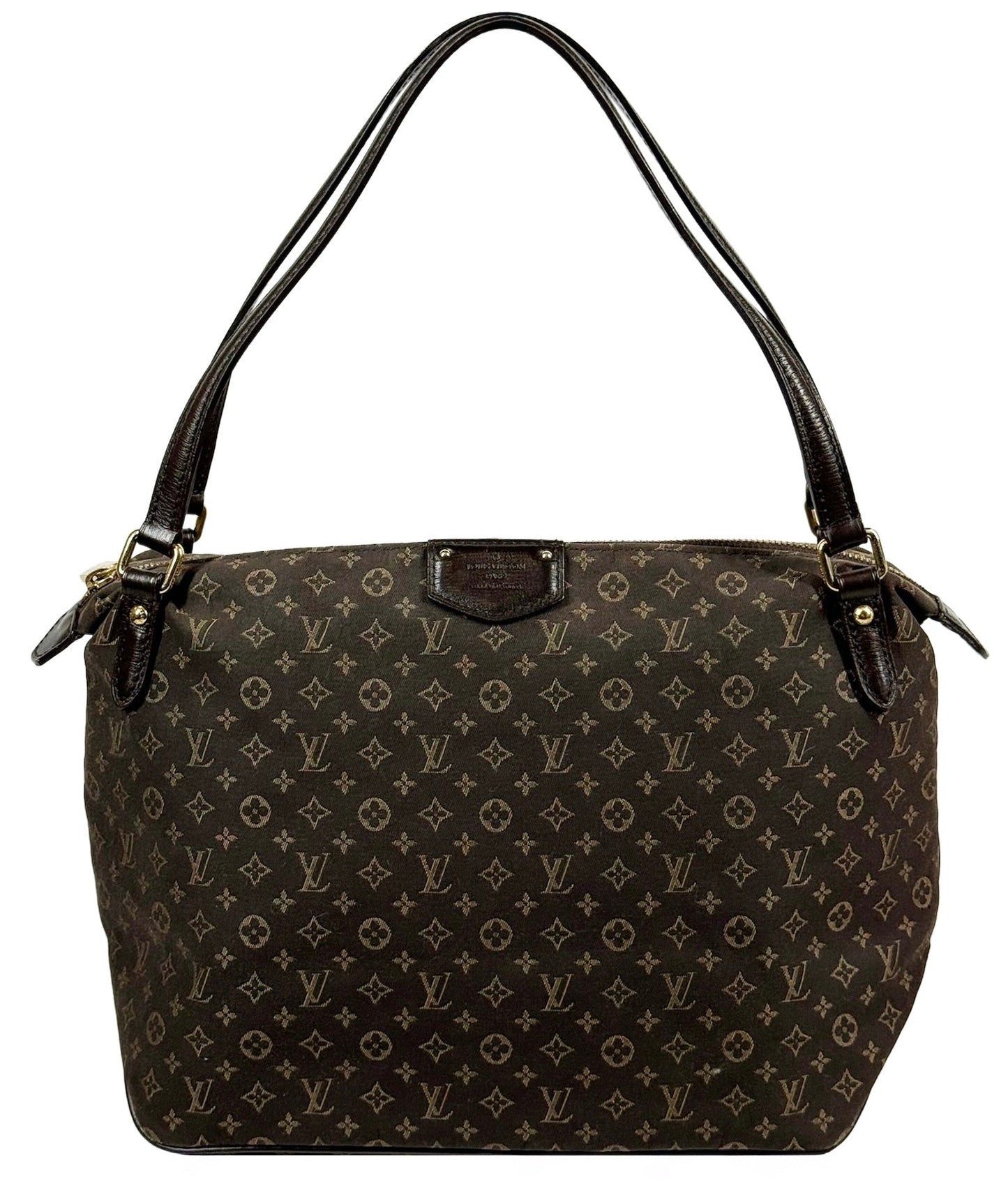 Louis Vuitton 2012 Brown Mini Lin Monogram Ballade Small Hobo Shoulder Bag