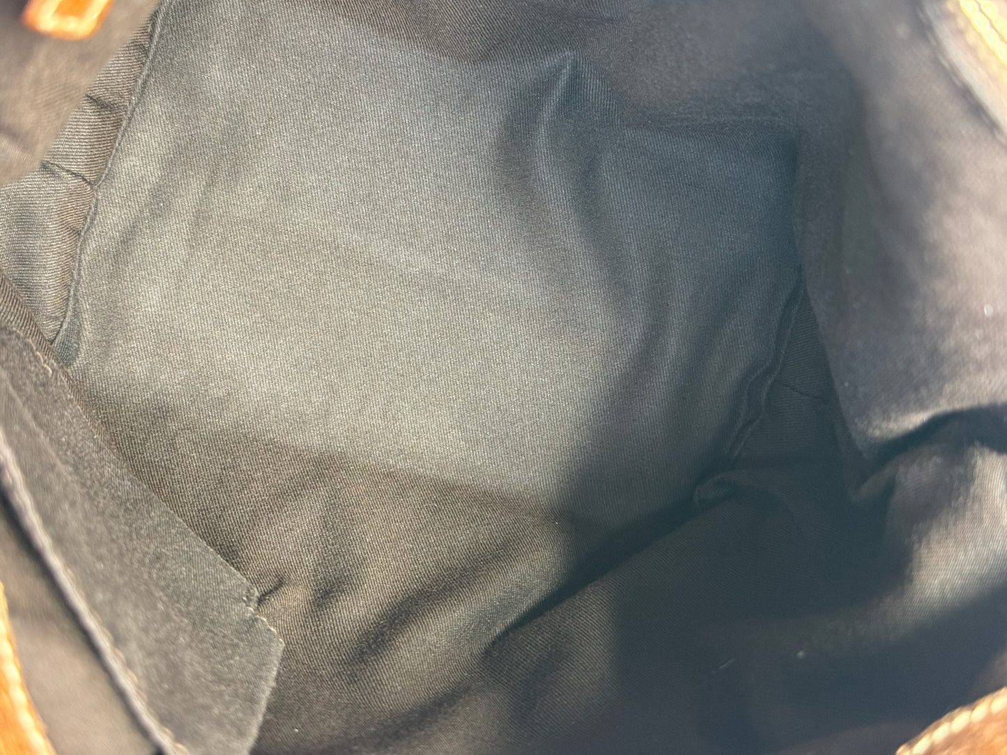 Gucci Vintage Brown GG Monogram Canvas Bamboo Handle Small Shoulder Tote Bag