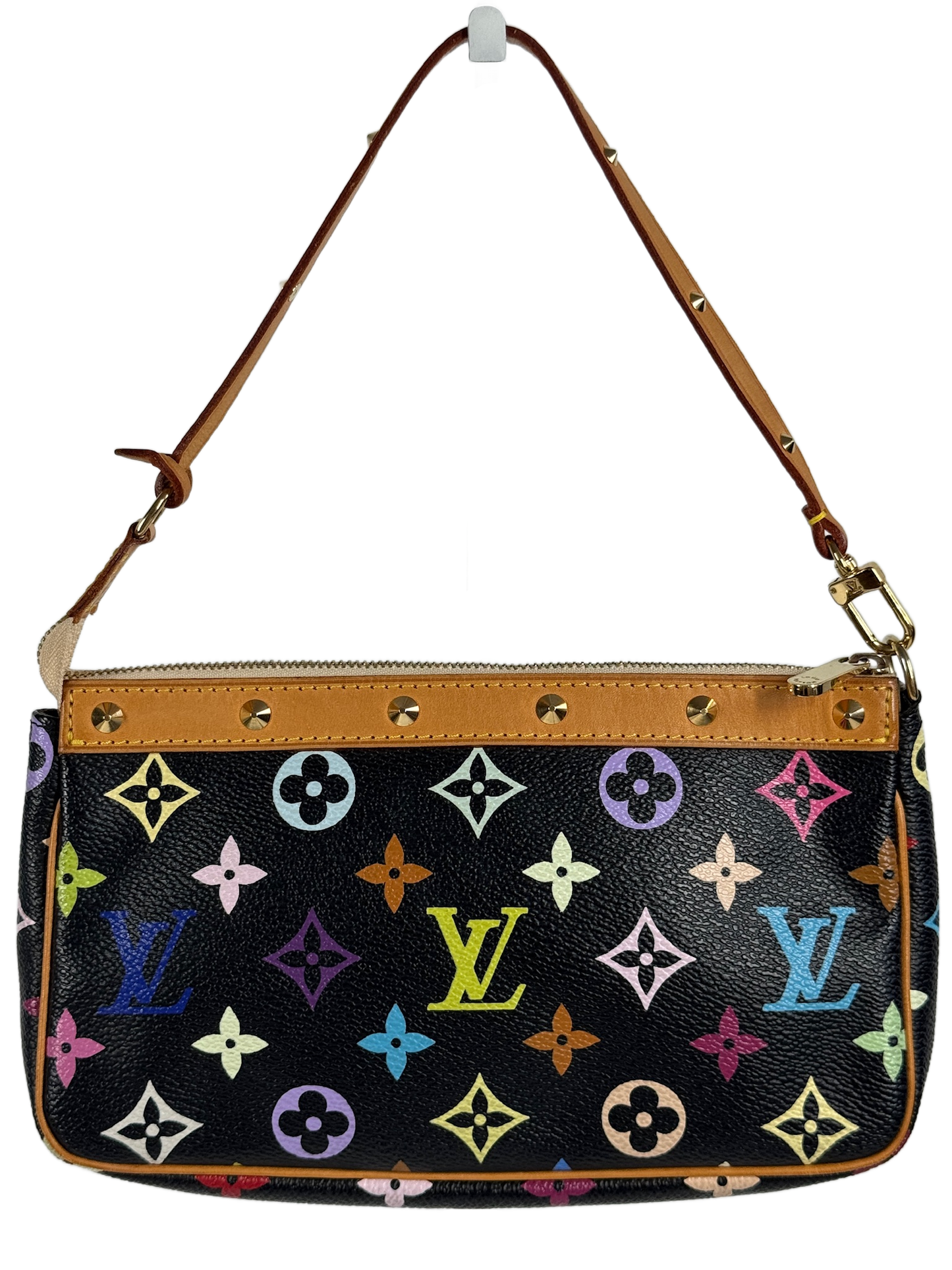 Louis Vuitton Vintage 2003 Monogram Multicolor Noir / Black Pochette Accessoires