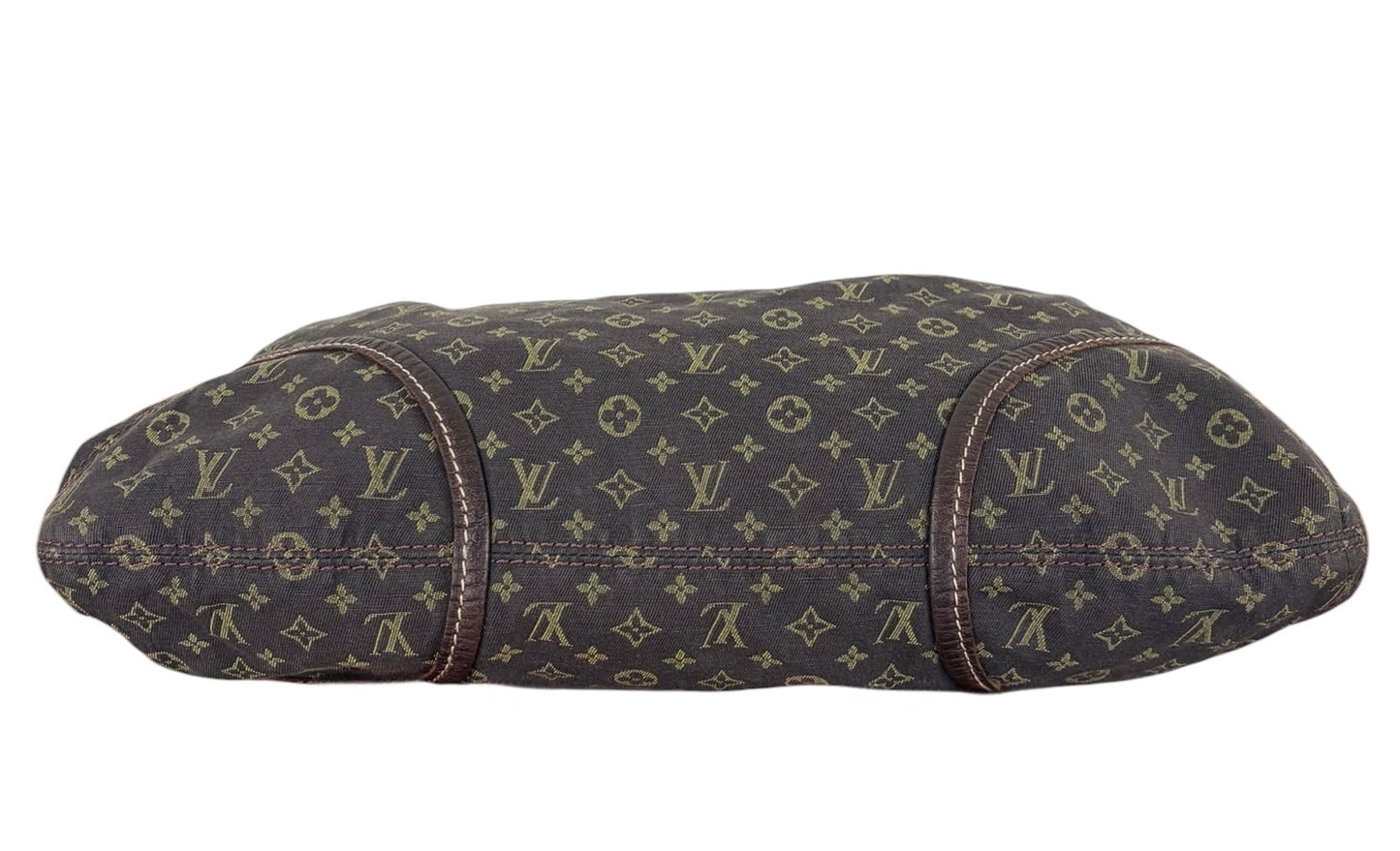 Louis Vuitton Vintage 2006 Brown Mini Lin Monogram Manon Hobo Shoulder Bag