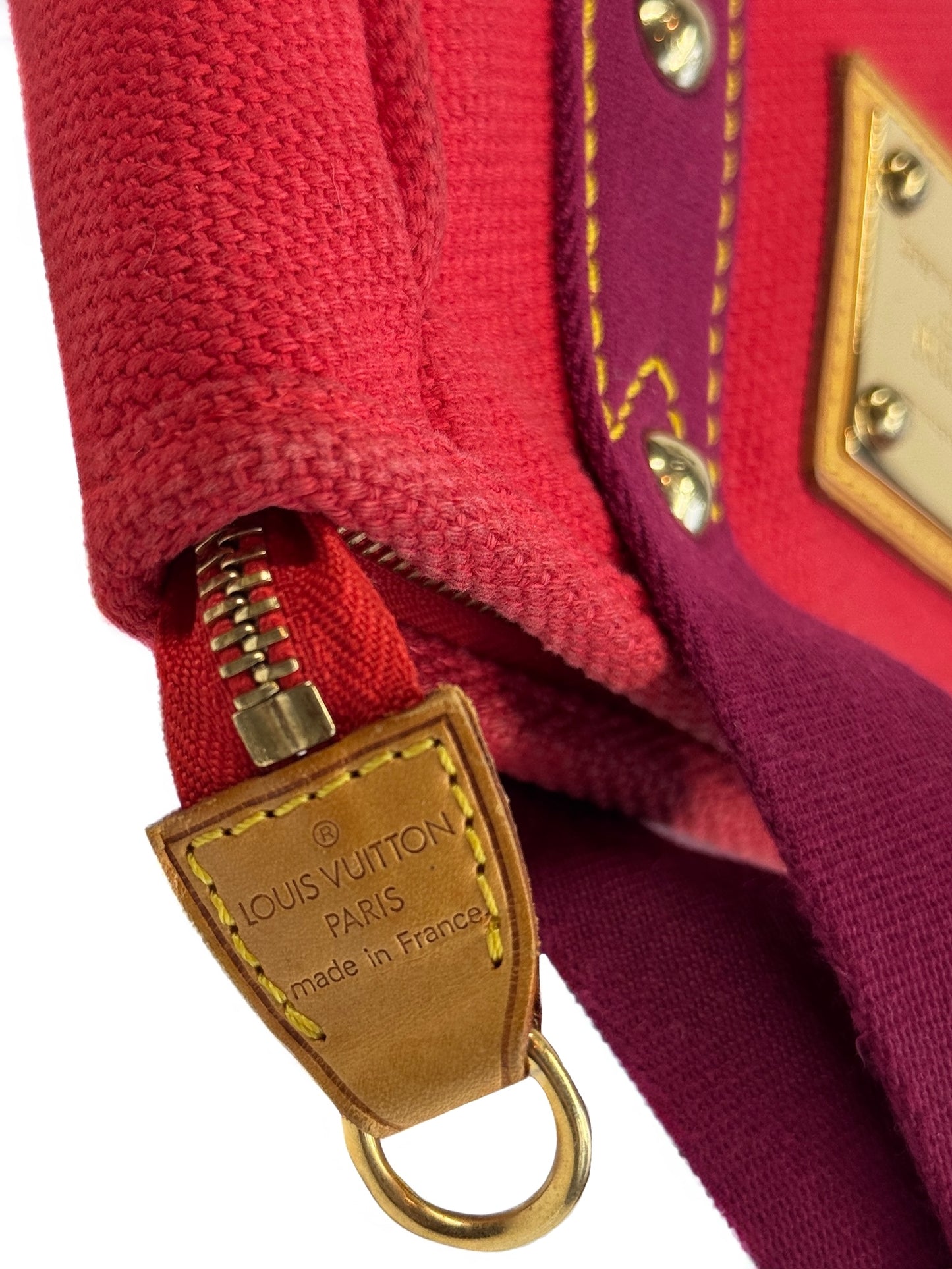 Louis Vuitton Vintage Fuchsia Canvas Antigua Cabas PM Mini Bag