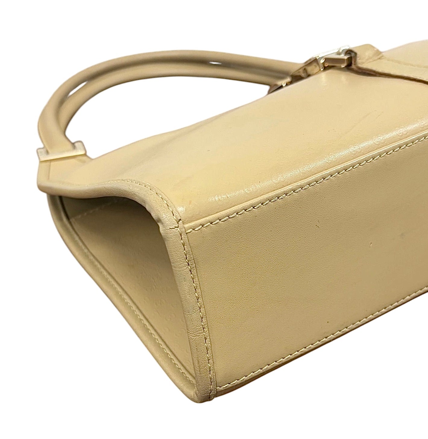 Gucci Vintage Beige GG Microguccissima Monogram Coated Leather Small Jackie Shoulder Bag
