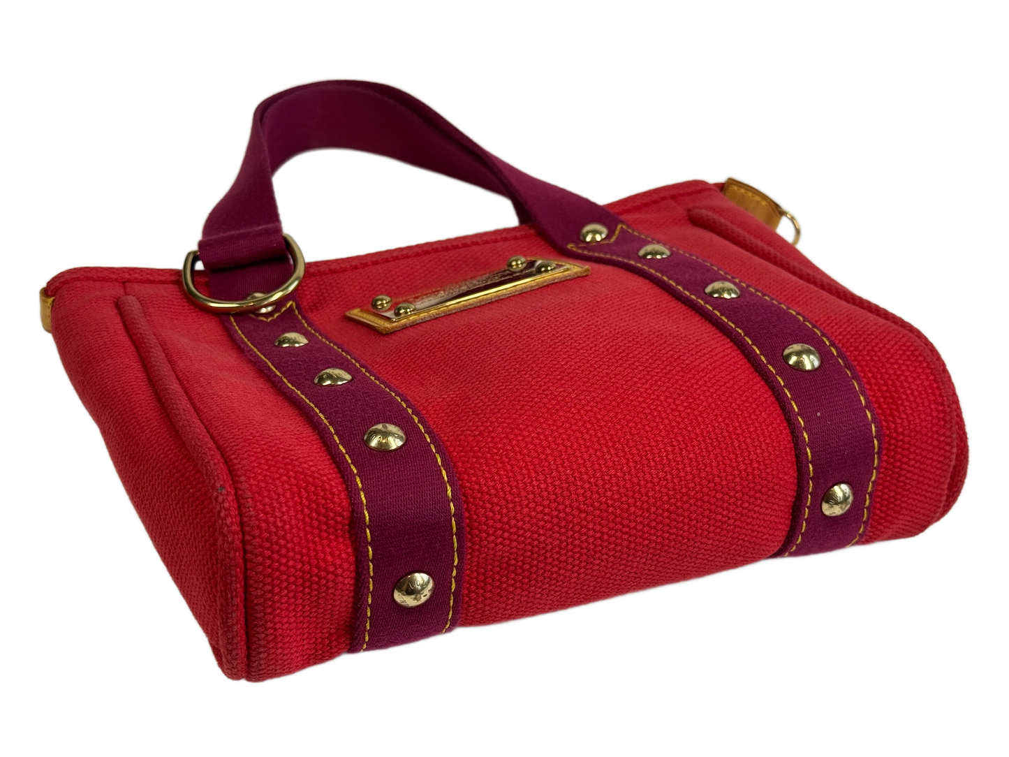 Louis Vuitton Vintage Fuchsia Canvas Antigua Cabas PM Mini Bag