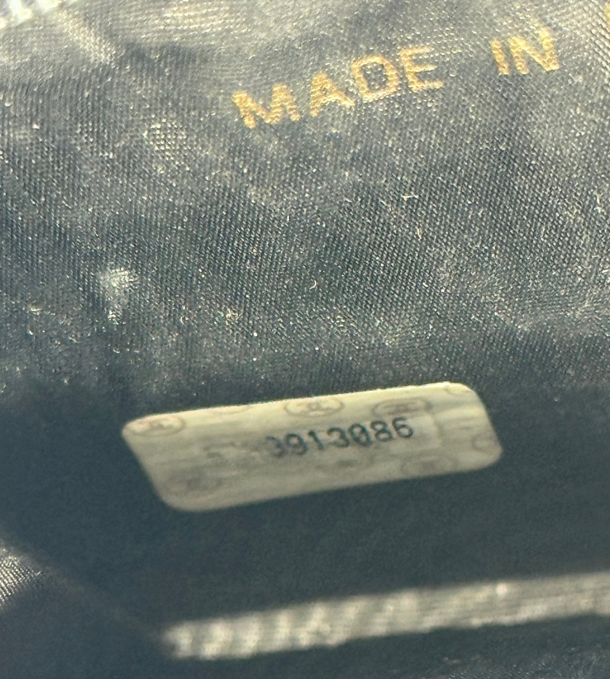 Chanel Vintage Black Patent Leather CC Zip Coin Pouch Wallet