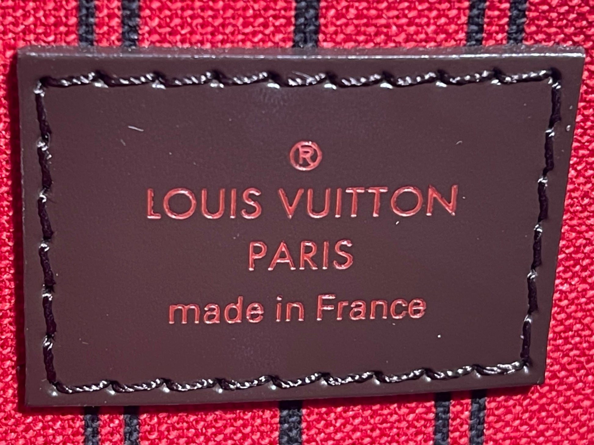 Louis Vuitton Damier Ebene Neverfull Pochette Cerise - A World Of Goods For  You, LLC