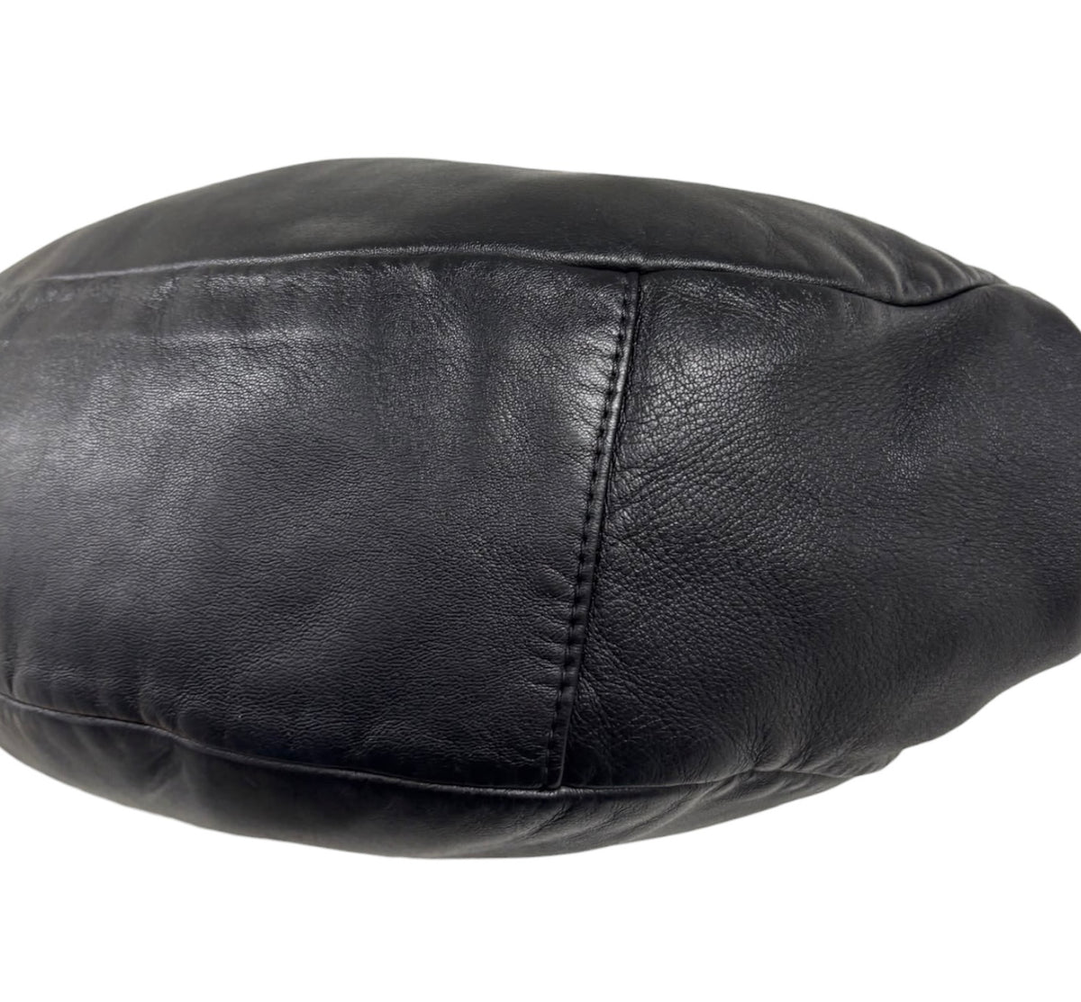 Chanel Vintage 00s Black Ultra Soft Lambskin Leather Medium Senual CC Shoulder Hobo Tote Bag