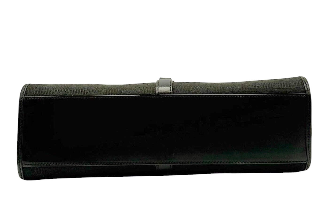 Gucci Vintage Black GG Monogram Small Jackie Shoulder Bag