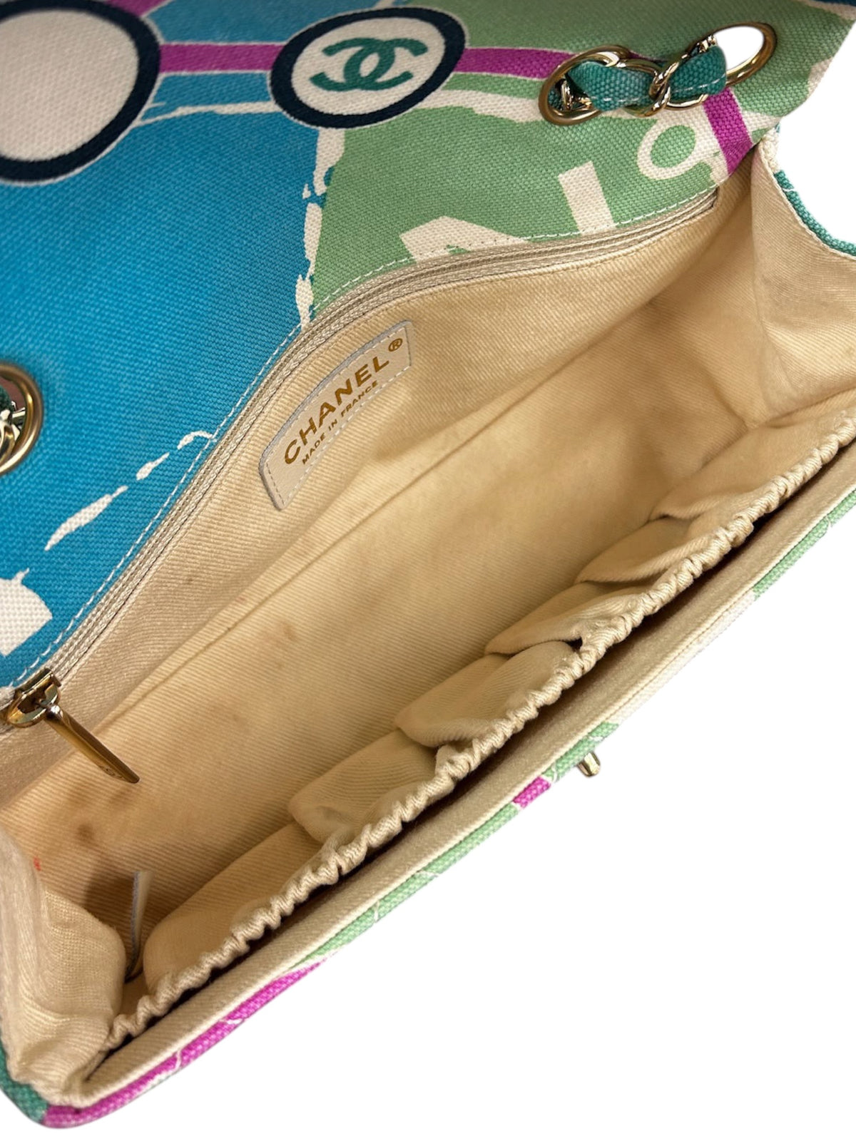 Chanel Vintage 2005 Cruise Collection Eiffel Tower East West Flap Bag