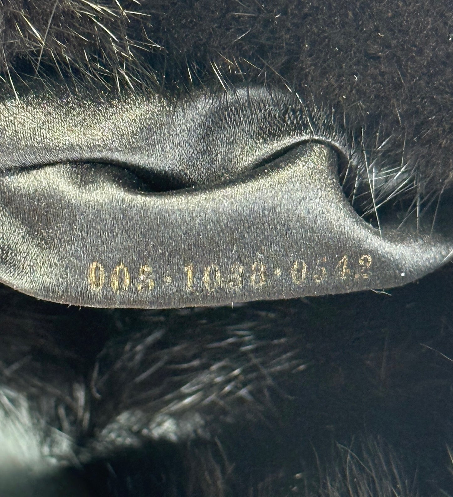 Gucci by Tom Ford Vintage Black Mink Fur Mini Top Handle Evening Bag