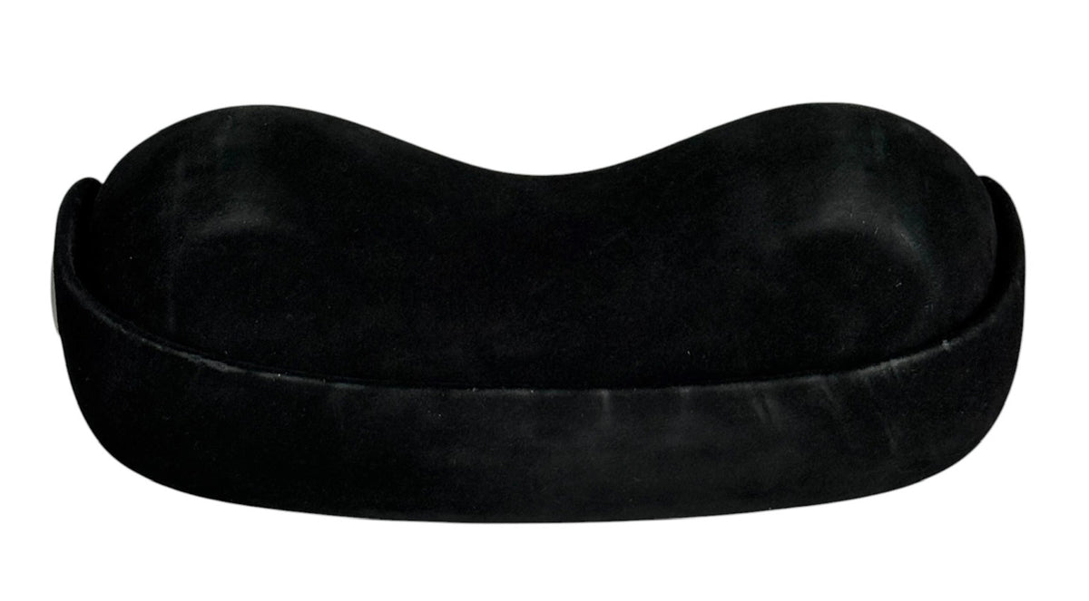 Chanel Vintage 90s Black Suede Millenium 2005 Hip Bum Frame Bag