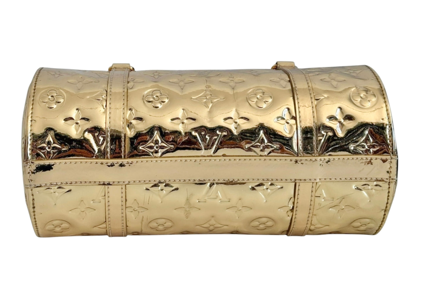 Louis Vuitton by Marc Jacobs Vintage 2006 Gold Monogram Miroir Papillon 26 Bag