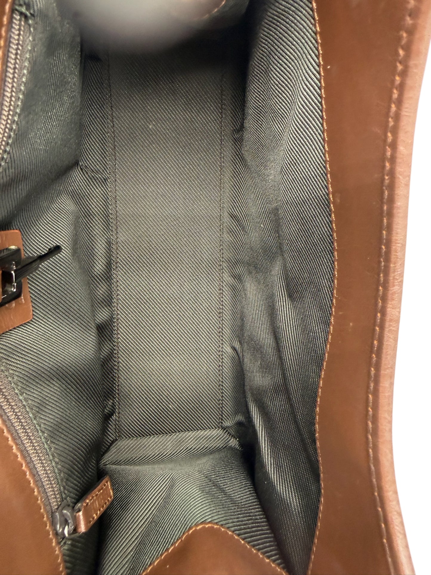 Gucci Vintage Brown GG Monogram Small Jackie Shoulder Bag