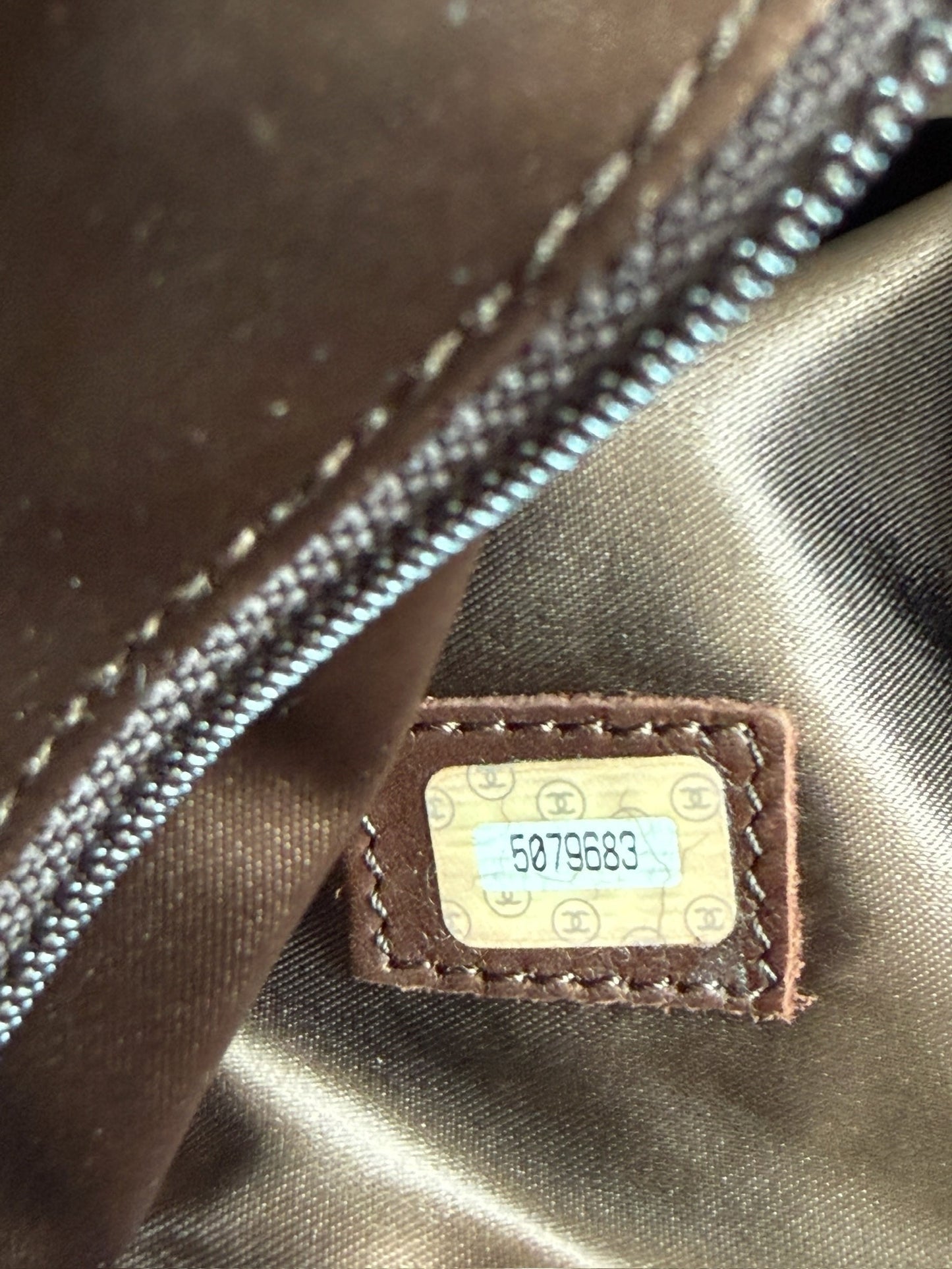 Chanel Vintage 90s Brown Suede Tassel Shoulder Tote Bag