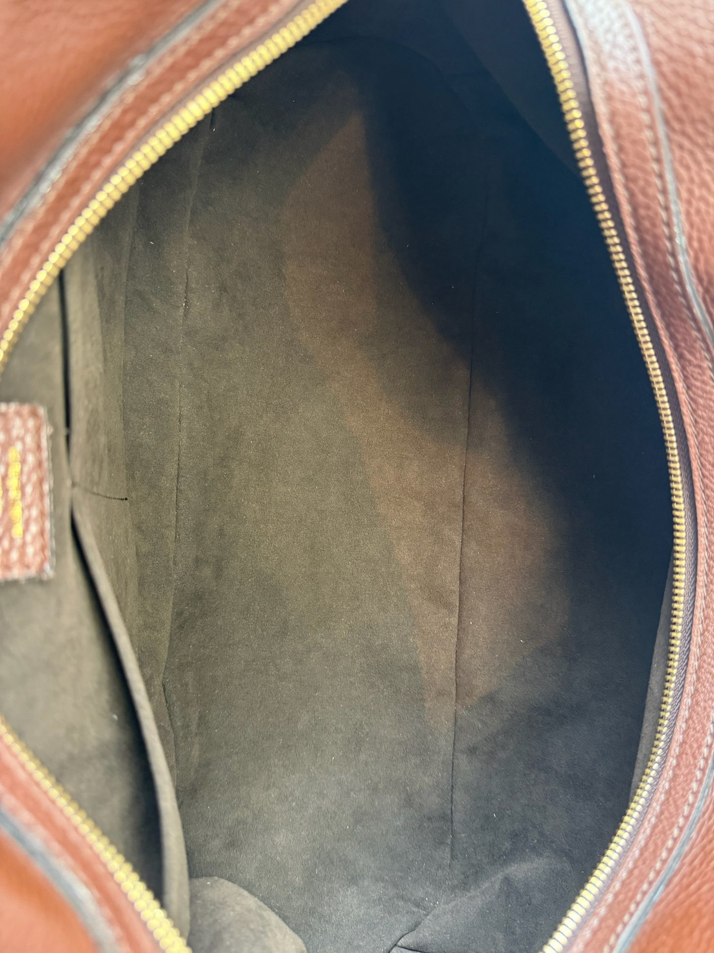 Louis Vuitton 2009 Chocolate Brown Mahina Monogram Leather Lunar GM Large Shoulder Bag