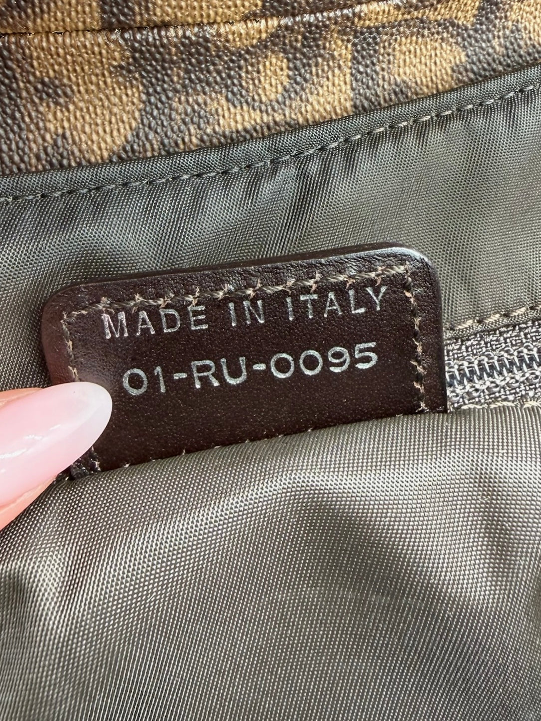 Dior Vintage 2005 Brown Diorissimo Monogram Canvas Small Romantique Velvet Bow Top Handle Bag