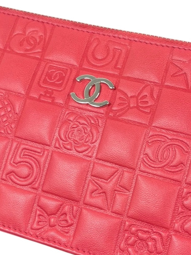 Chanel Vintage 2004-2005 Hot Pink Precious Symbols Shoulder Pochette Bag