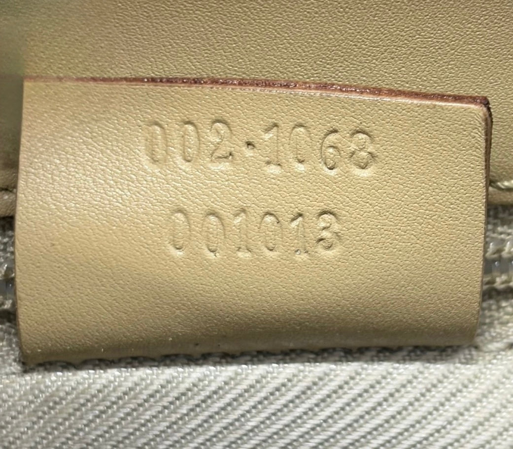 Gucci Vintage Beige GG Microguccissima Monogram Coated Leather Small Jackie Shoulder Bag