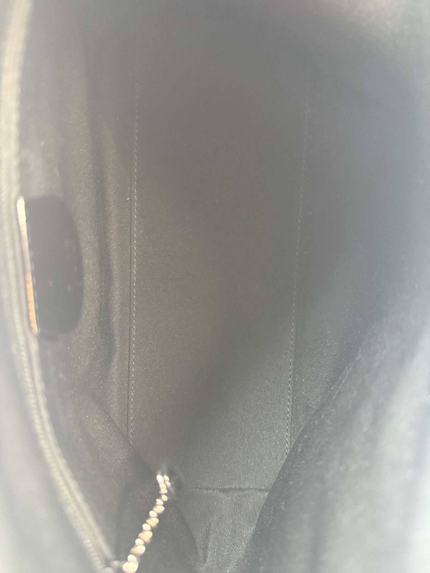 Gucci by Tom Ford Vintage Black Velour GG Monogram Metal Handle Bag