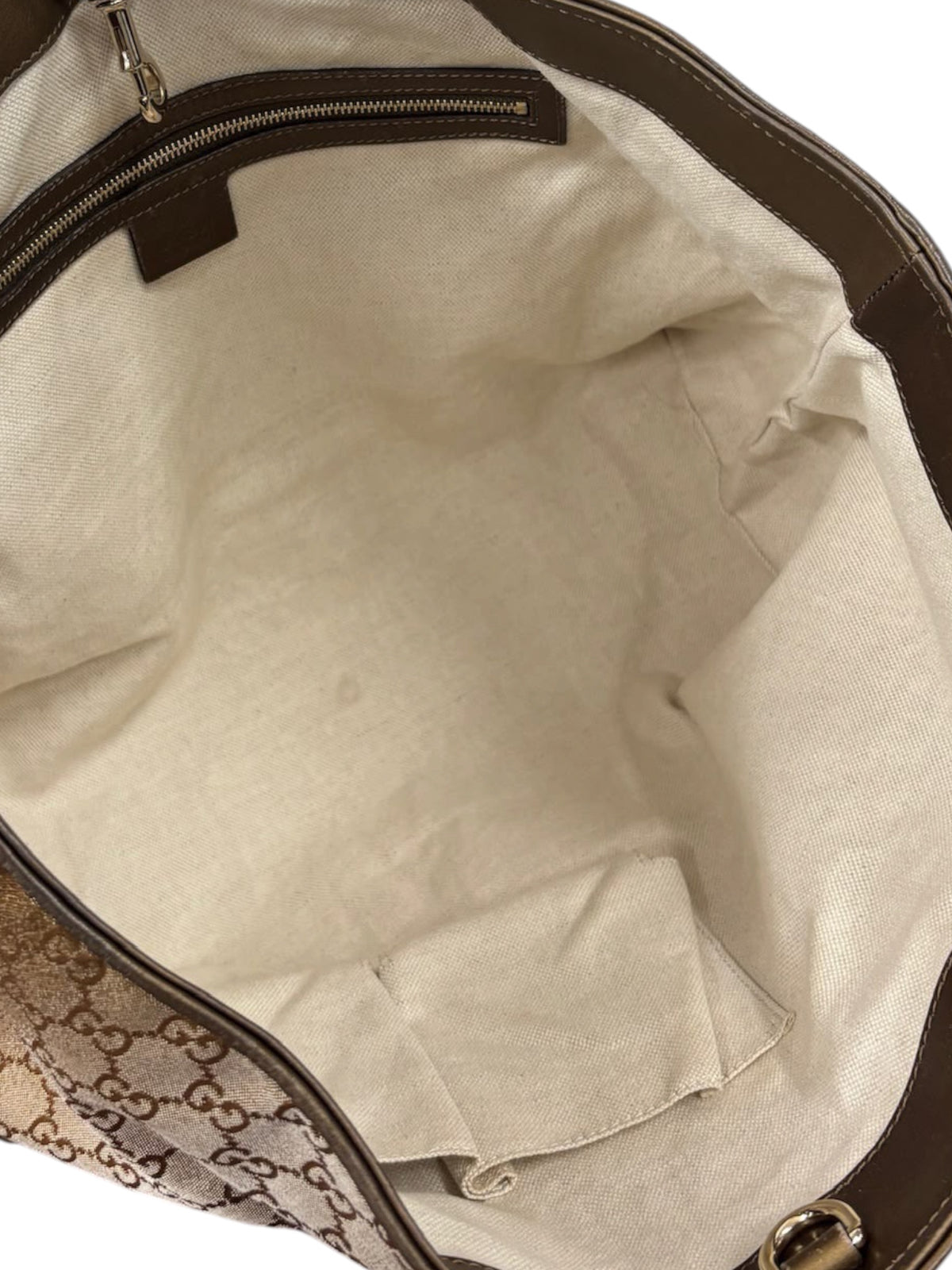 Gucci Vintage Metallic Gold GG Monogram Large Heart Bit Shoulder Tote Bag 