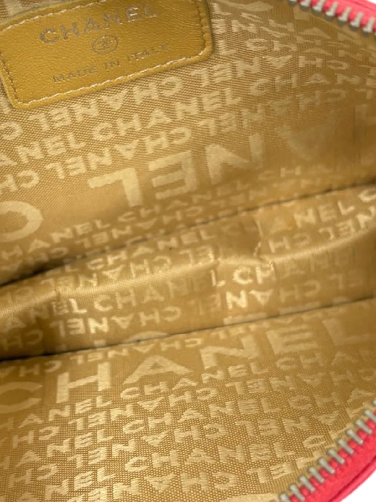 Chanel Vintage 2004-2005 Hot Pink Precious Symbols Shoulder Pochette Bag