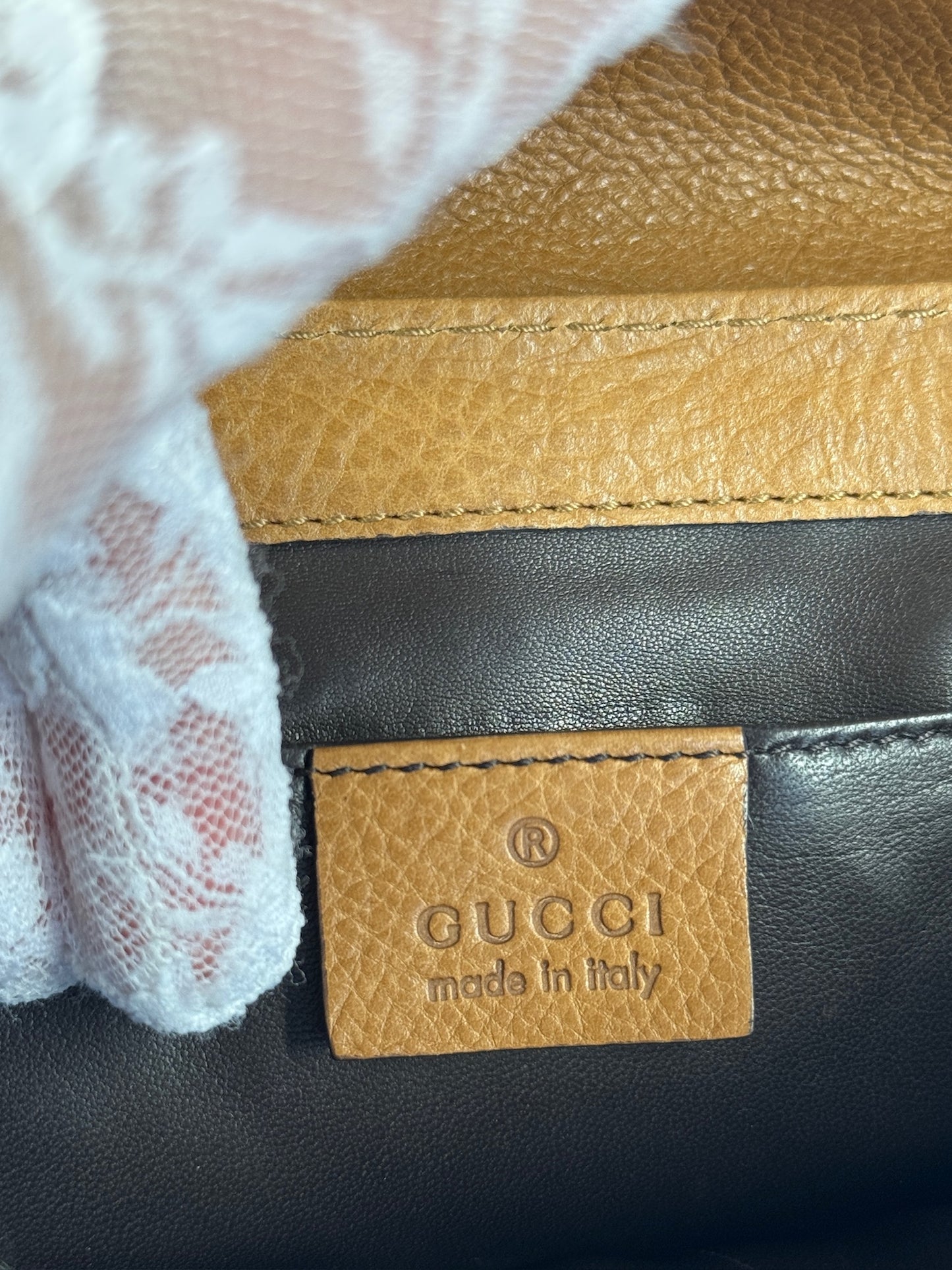 Gucci Vintage Honey Brown Leather Python Snakeskin Marrakech Chain Tassel Shoulder Clutch Pochette Bag