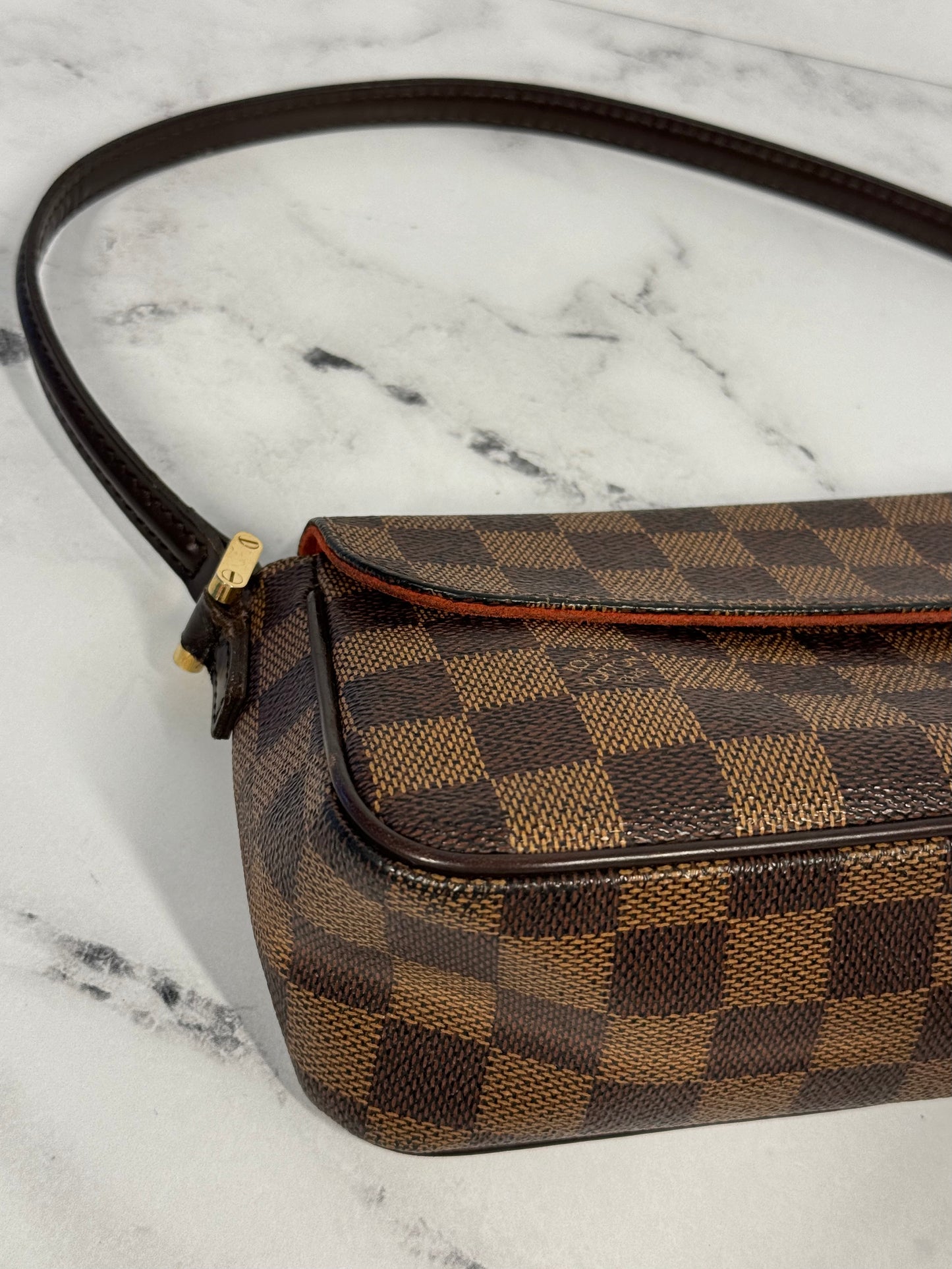 Louis Vuitton Vintage Damier Ebene Recoleta Shoulder Bag