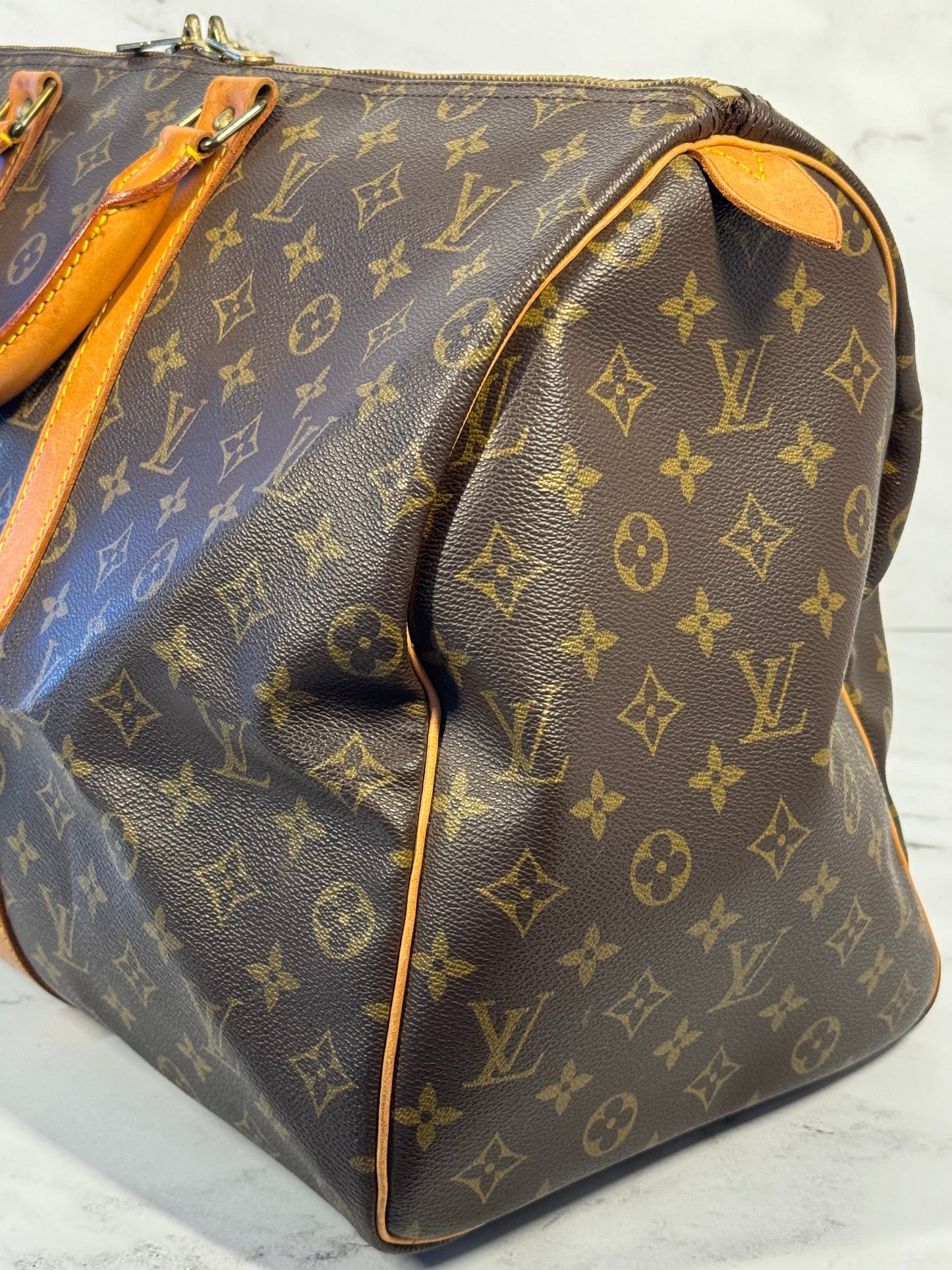 Louis Vuitton Vintage 1989 Monogram Keepall 50