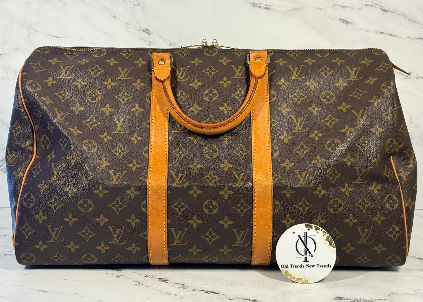 Louis Vuitton Vintage 1989 Monogram Keepall 50