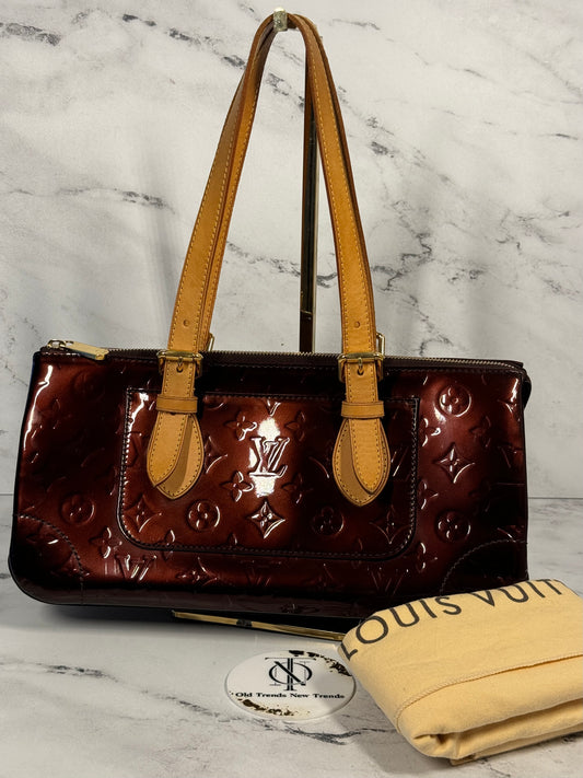Louis Vuitton Amarante Monogram Vernis Rosewood Shoulder Bag